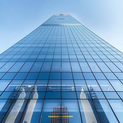 Commercial corporate high rise glass building